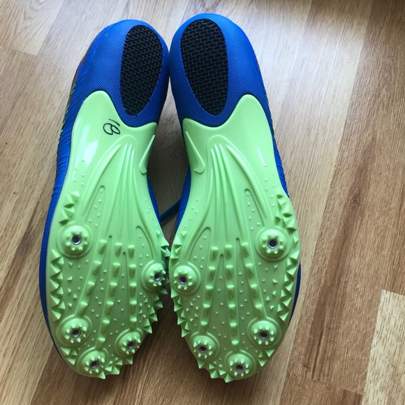 Nike Unisex Zoom Celar 5 Track Spikes Blue - Picture 6 of 6